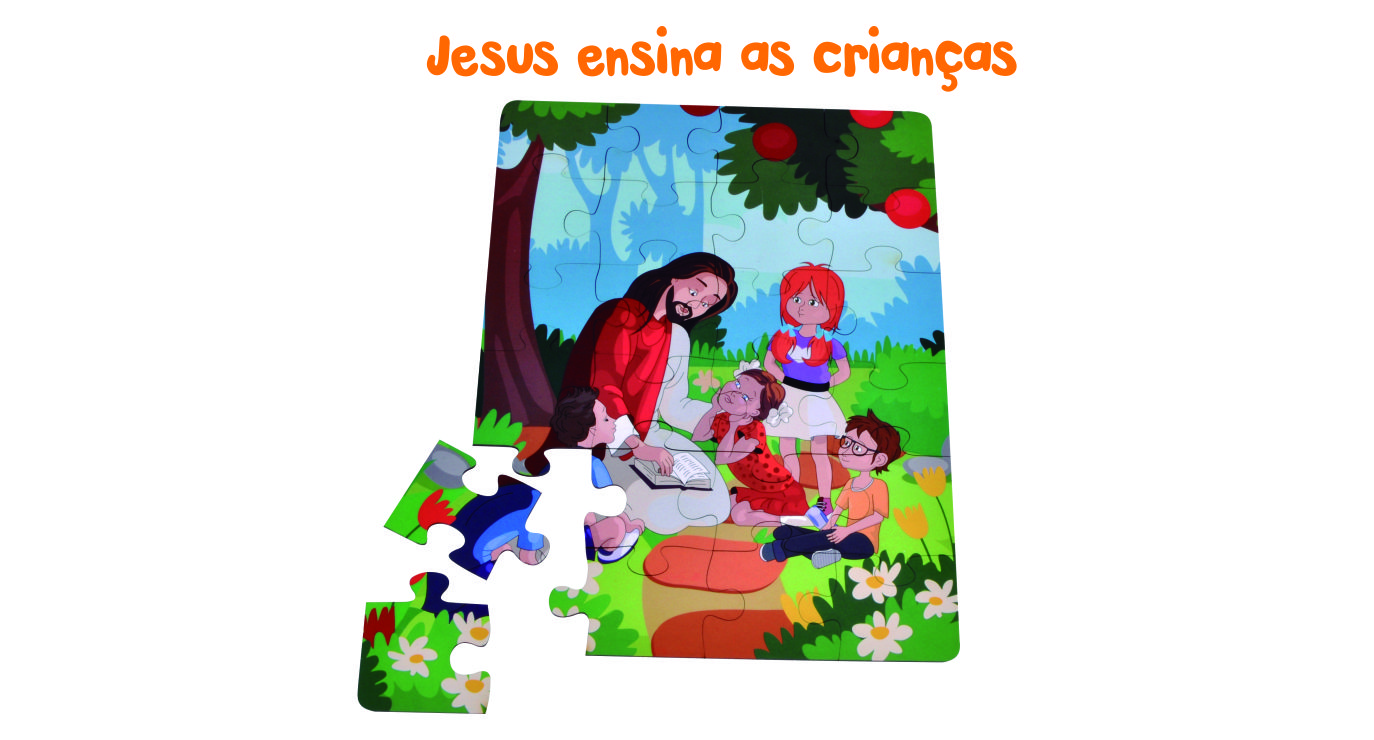 Jesus ensina as crianças