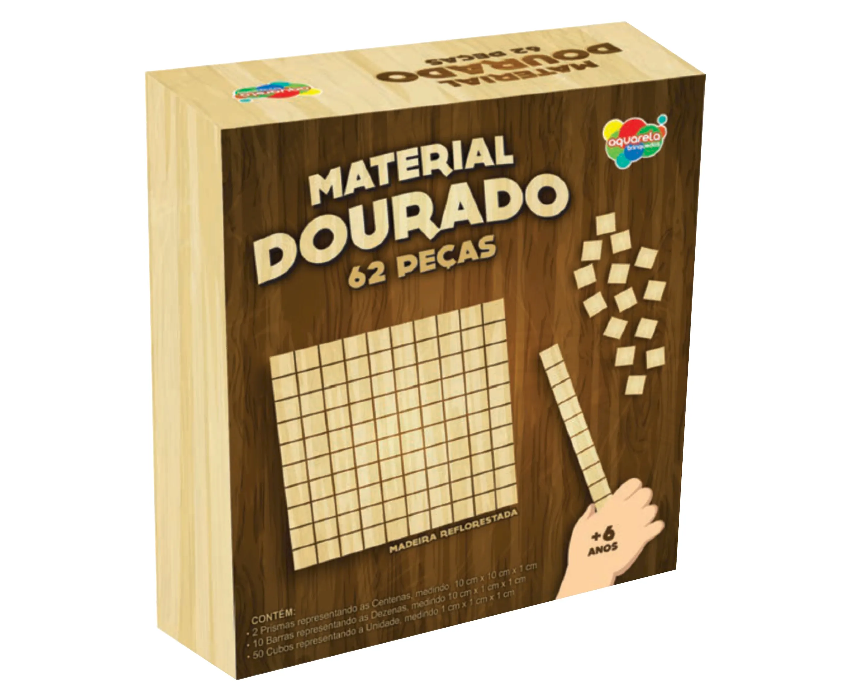 Material Dourado 62 Peças