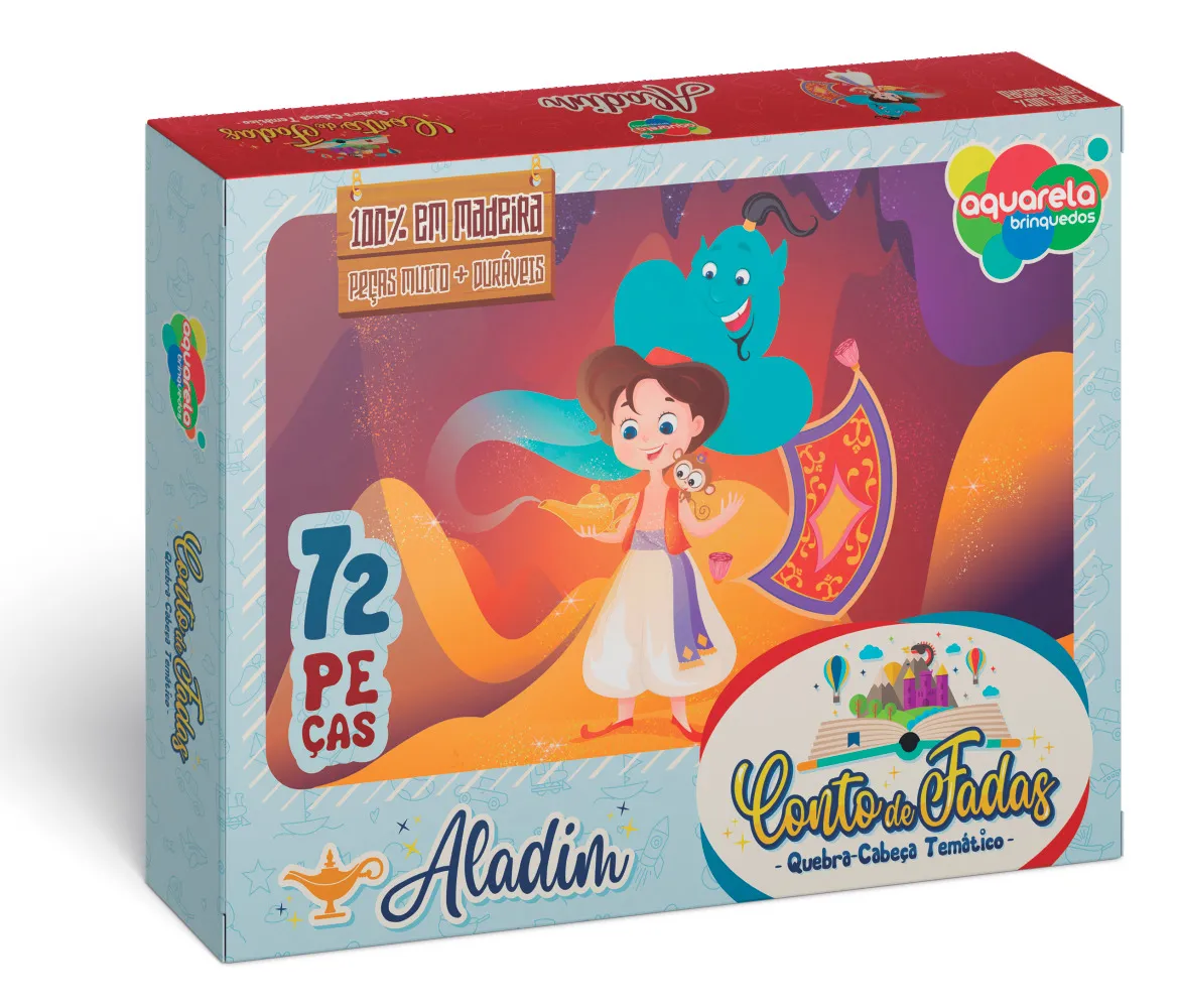 Quebra-Cabeça 72 Peças - Aladim