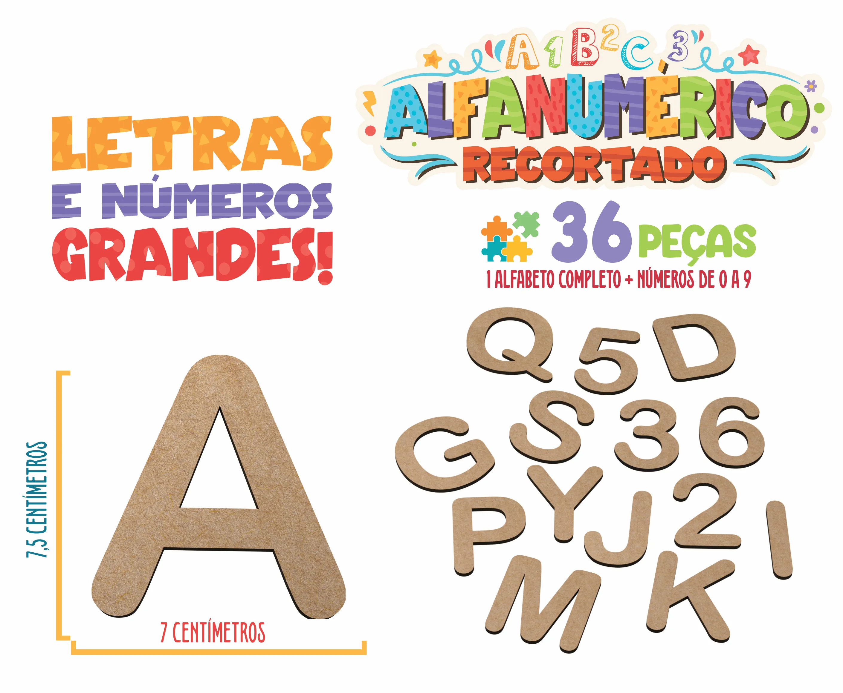 Alfanumérico Recortado
