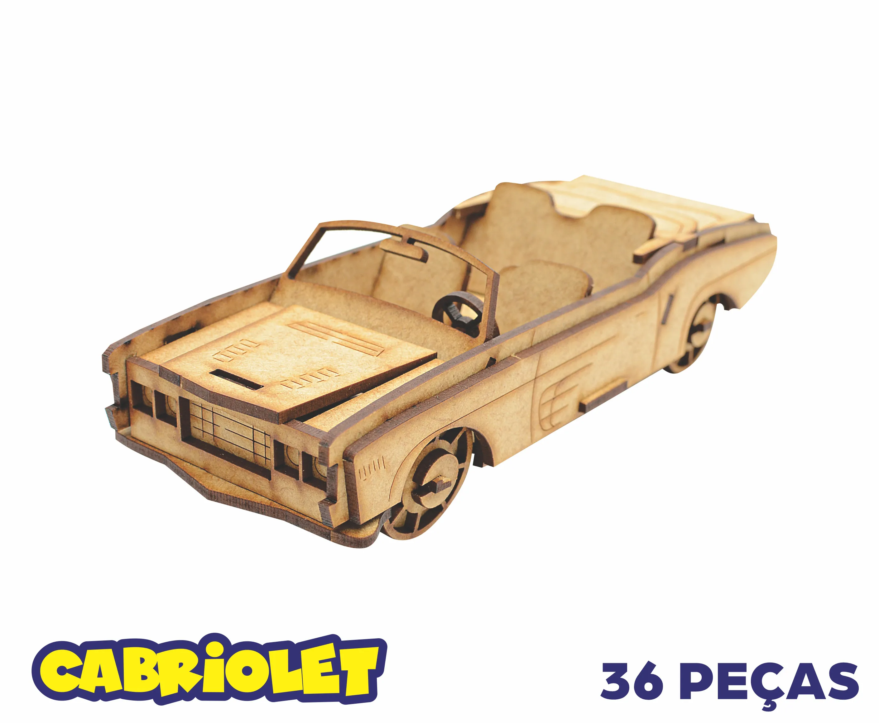 Carros - Quebra-Cabeça 3D
