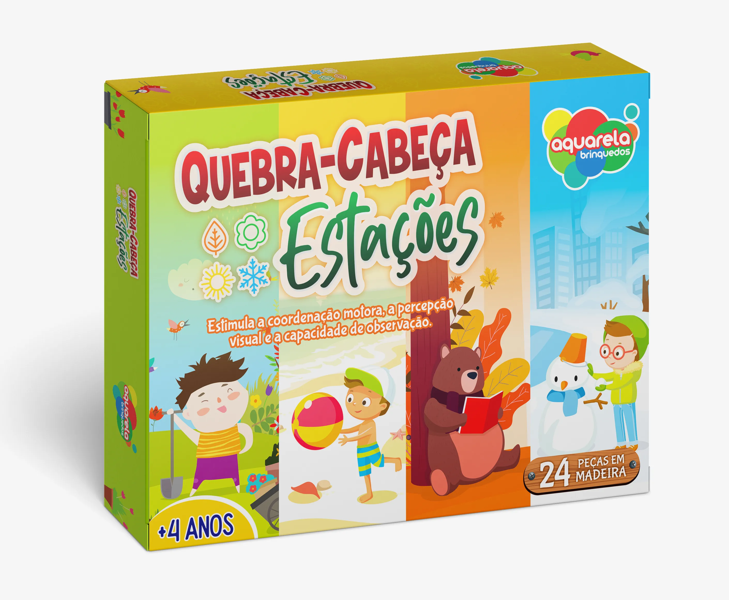 Quebra-Cabeça 24 Peças - Coleção Estações