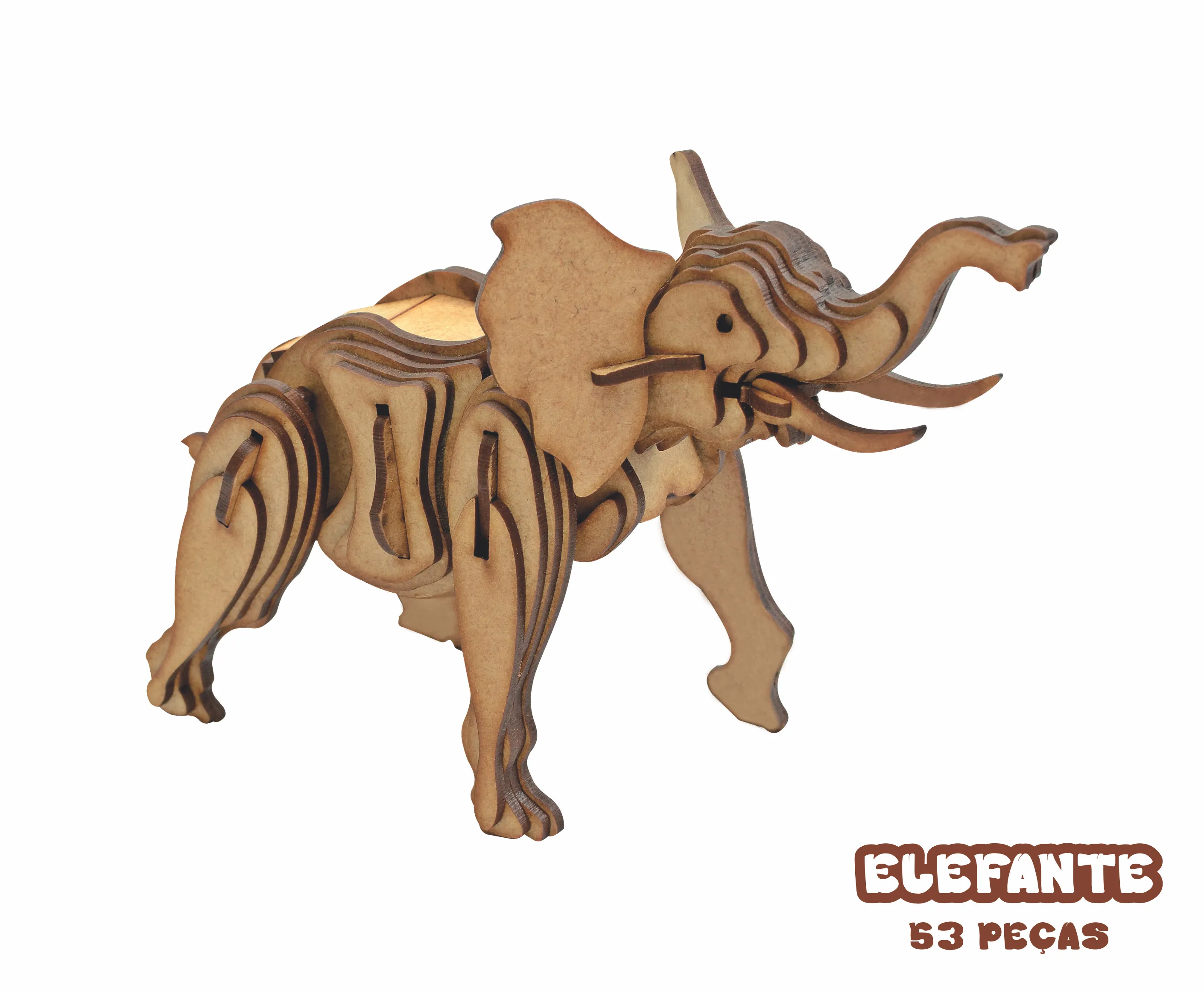Animais - Quebra-Cabeça 3D