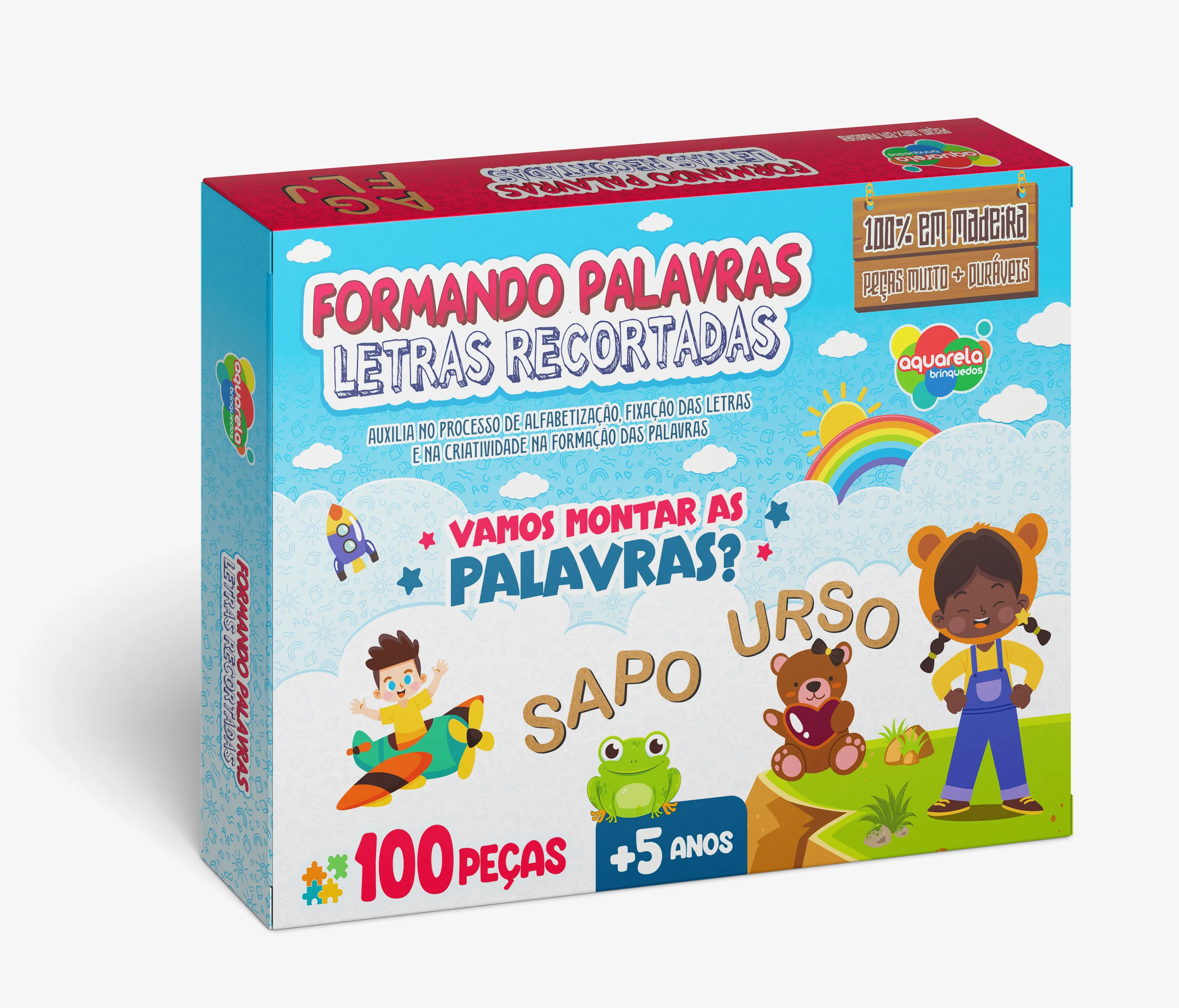 Formando Palavras - Letras Recortadas