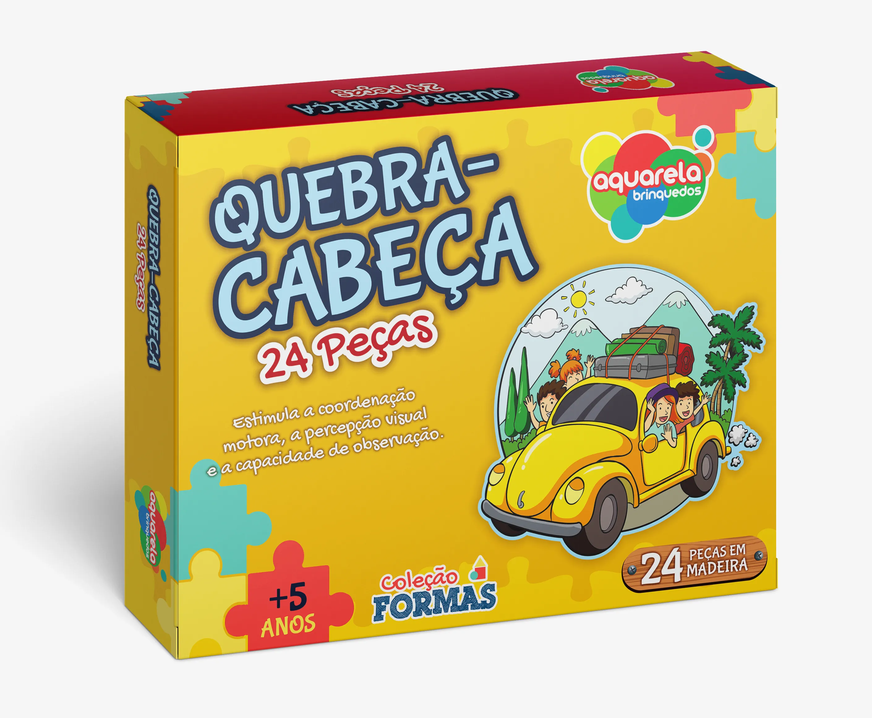 Quebra-Cabeça 24 Peças - Coleção Formas