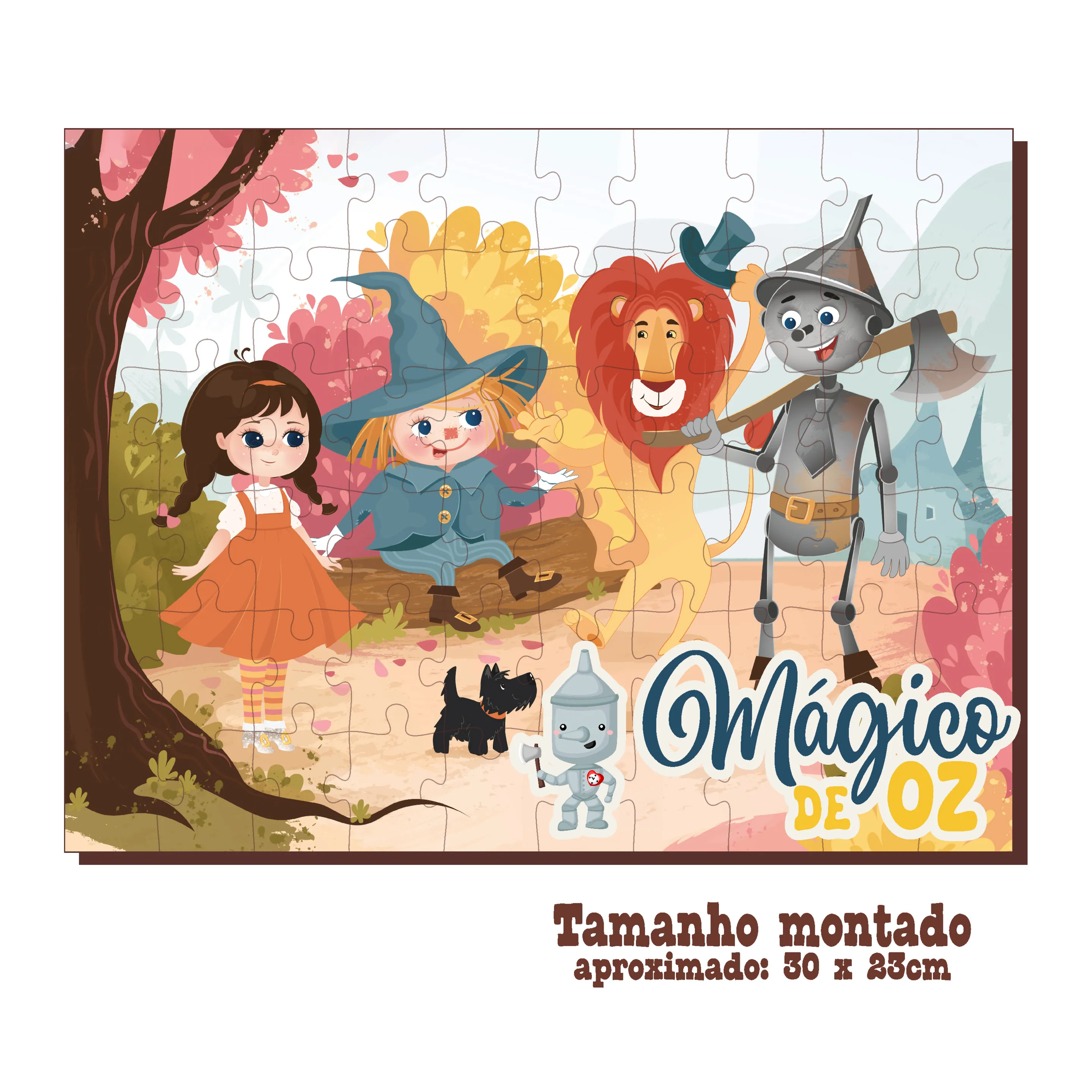 Quebra-Cabeça 72 Peças - Mágico de Oz