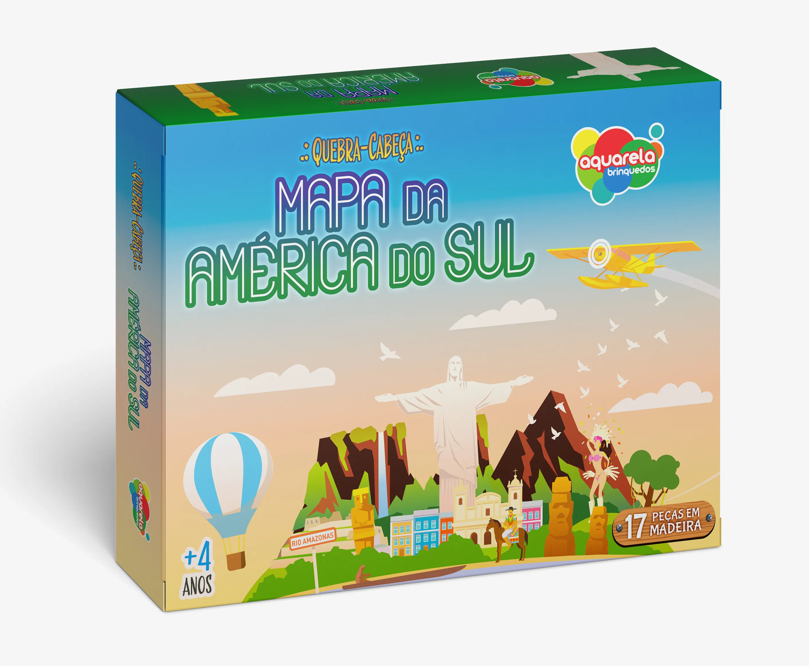 Mapa da América do Sul - Quebra-Cabeça