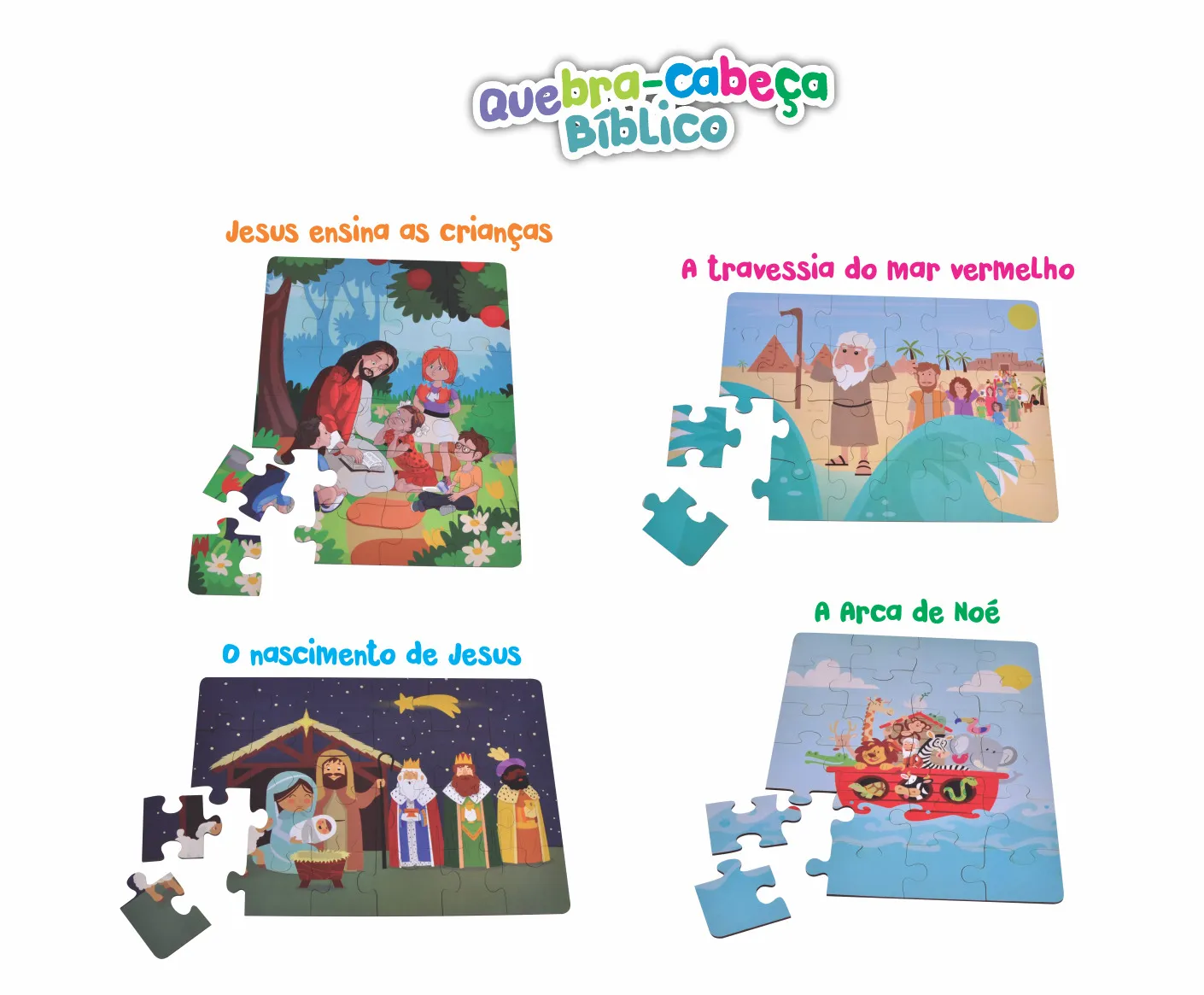Quebra-Cabeça Bíblico - 24 Peças