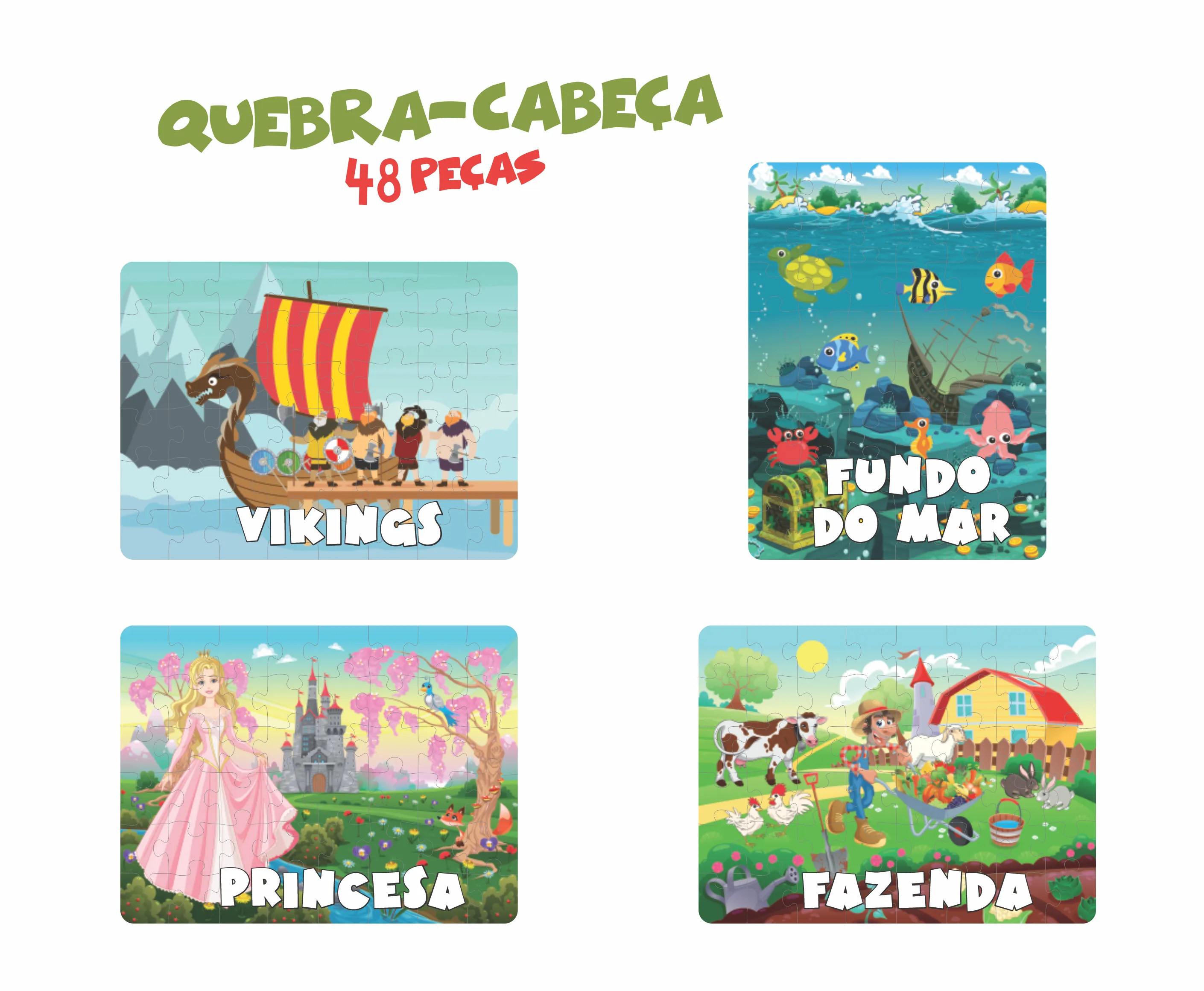 Quebra-Cabeça 48 Peças