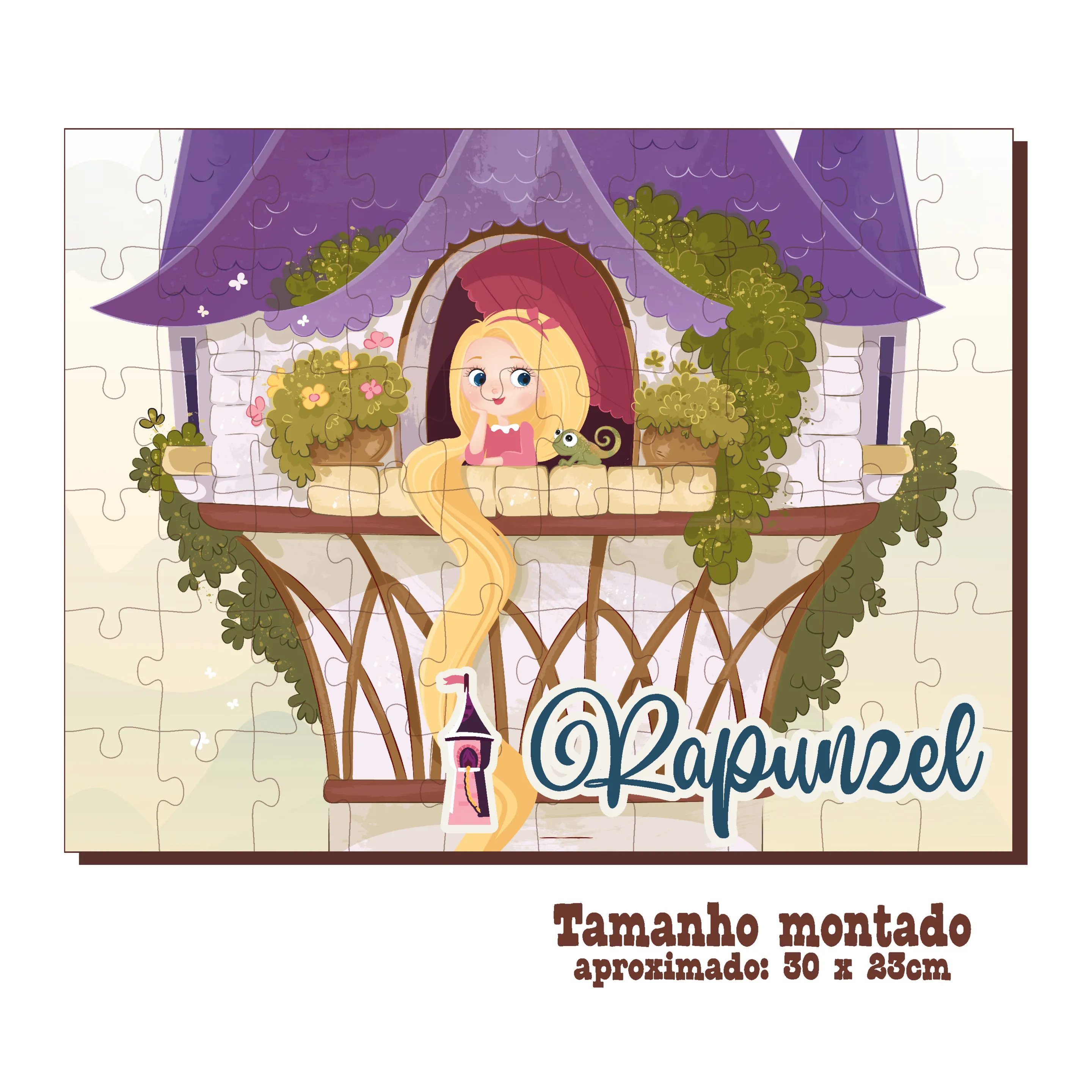 Quebra-Cabeça 72 Peças - Rapunzel