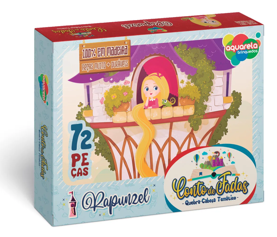 Quebra-Cabeça 72 Peças - Rapunzel