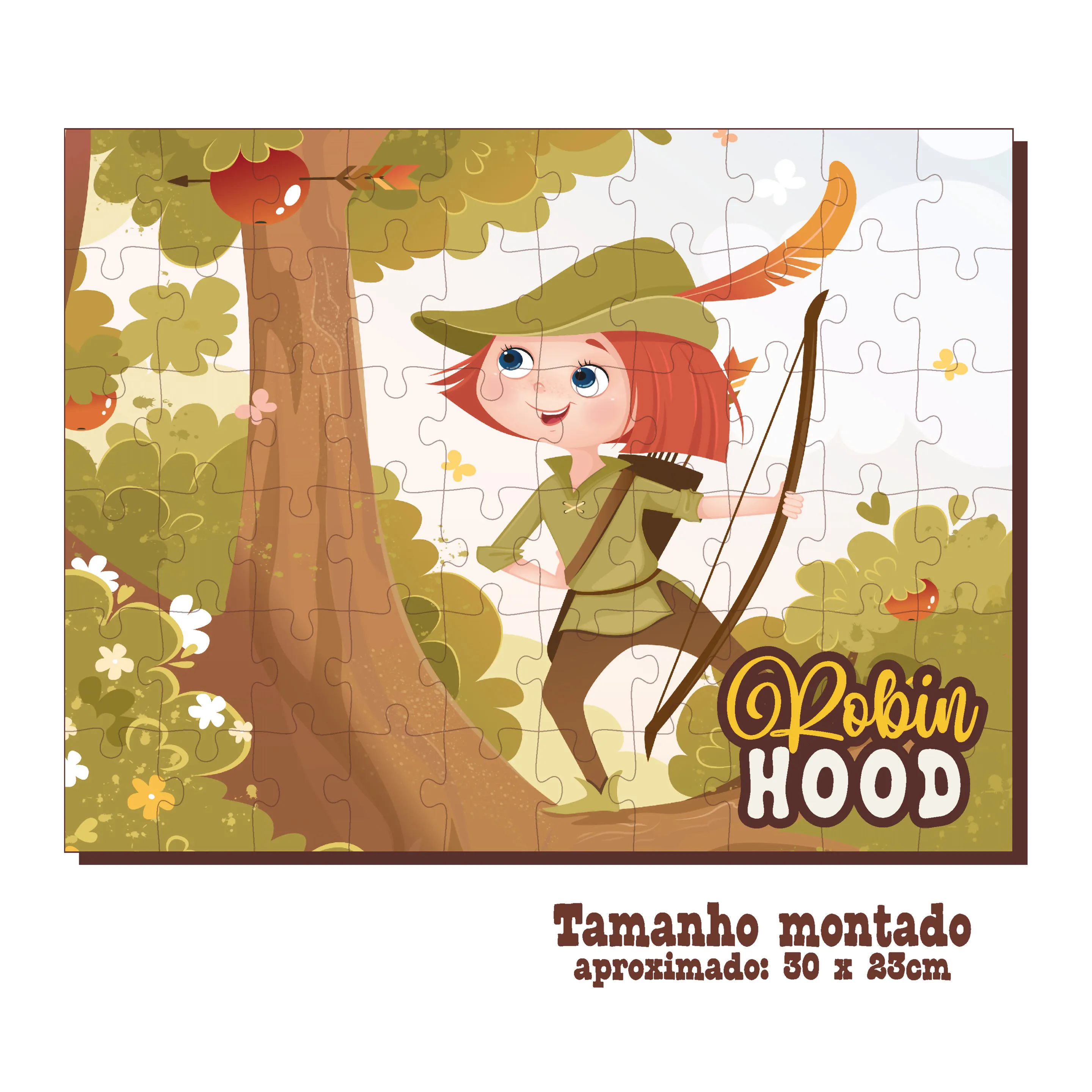 Quebra-Cabeça 60 Peças - Robin Hood
