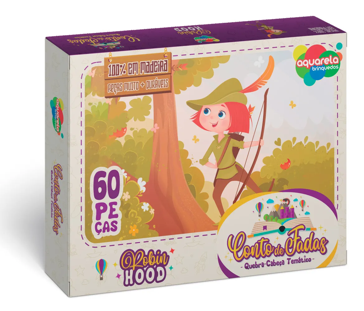 Quebra-Cabeça 60 Peças - Robin Hood